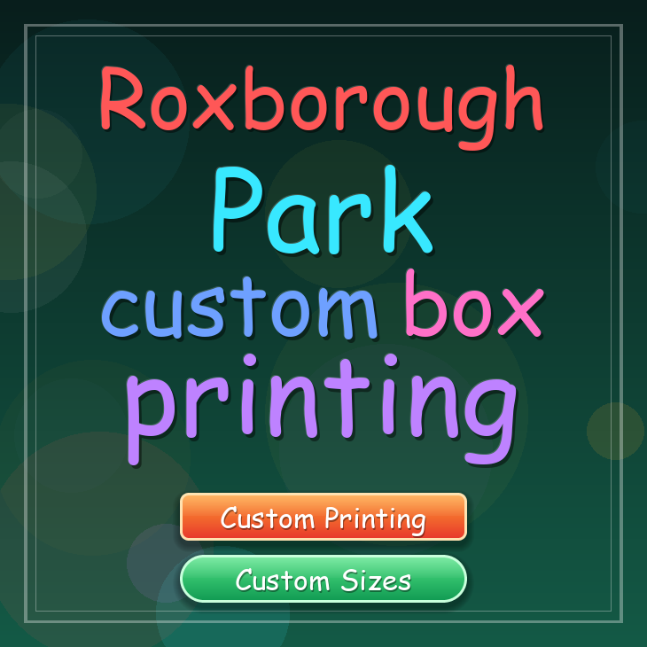 Roxborough Park custom box printing