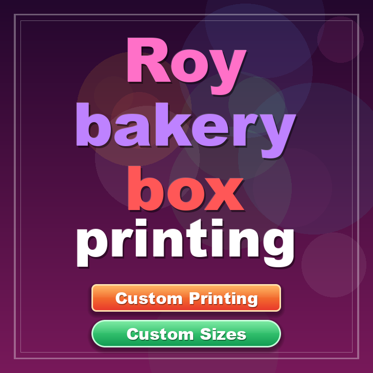 Roy bakery box printing