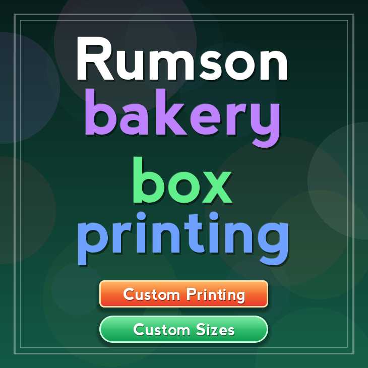 Rumson bakery box printing