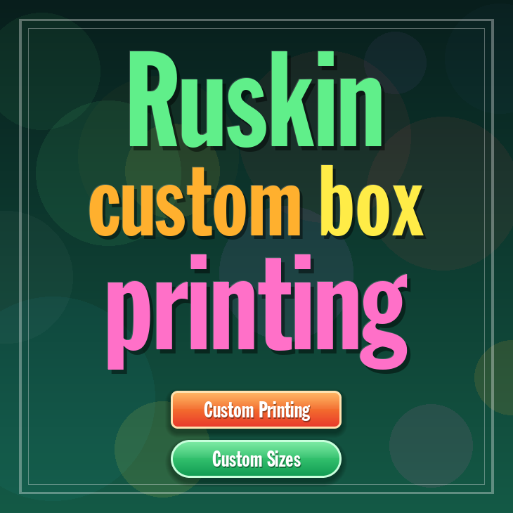 Ruskin custom box printing