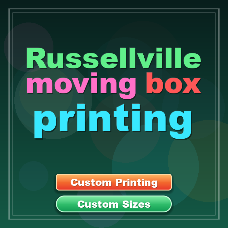 Russellville moving box printing