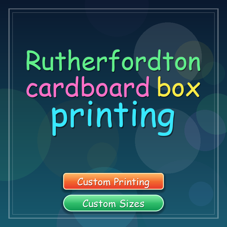 Rutherfordton cardboard box printing