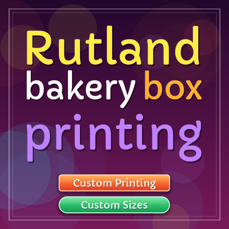 Rutland bakery box printing