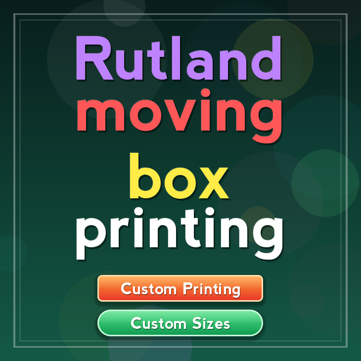 Rutland moving box printing