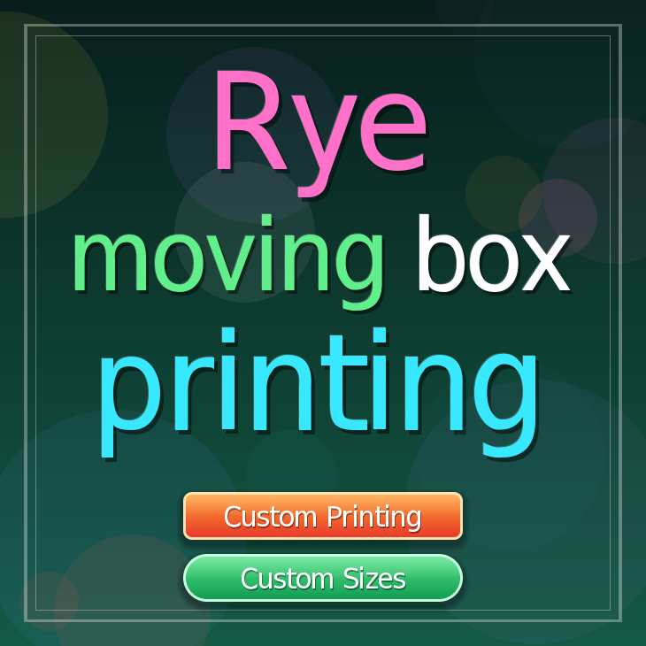 Rye moving box printing