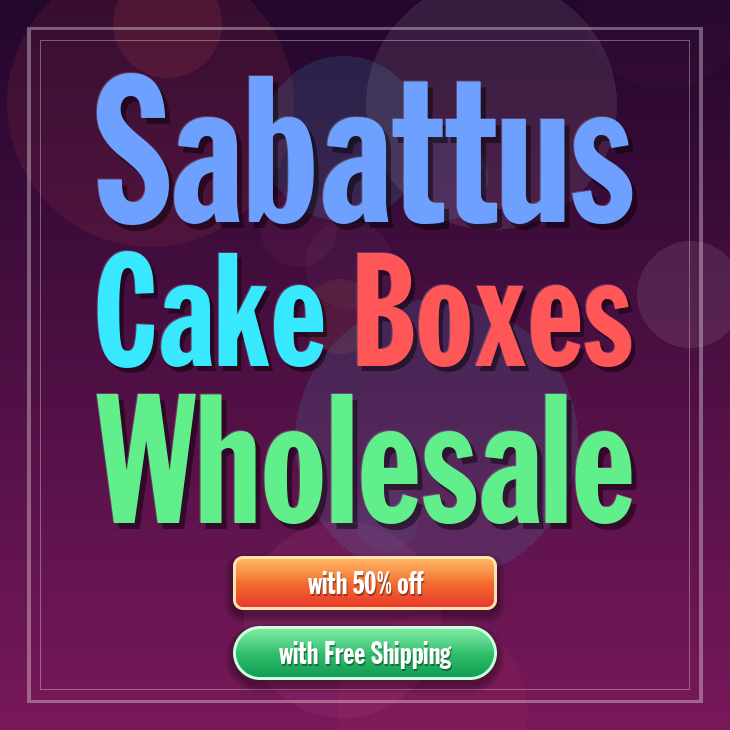 Sabattus cake boxes