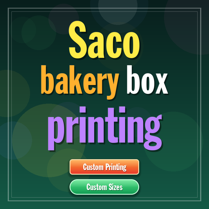 Saco bakery box printing