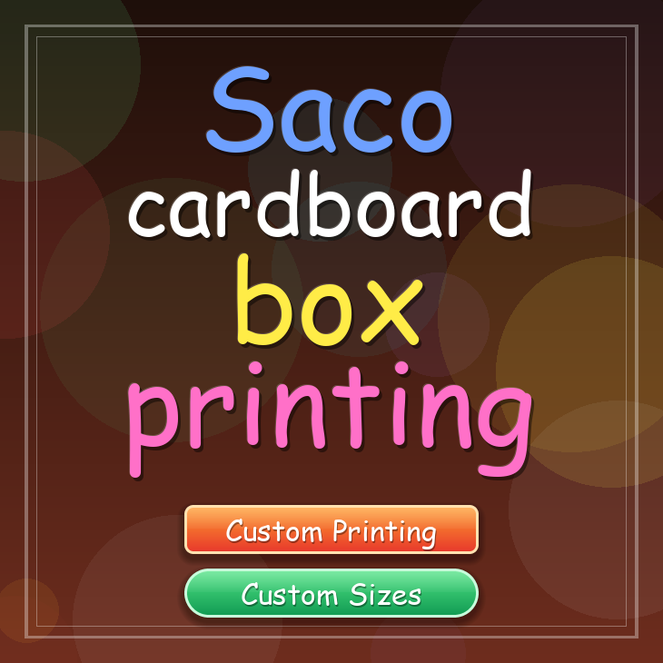 Saco cardboard box printing
