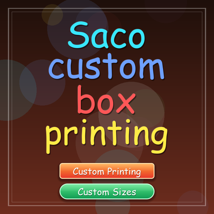 Saco custom box printing