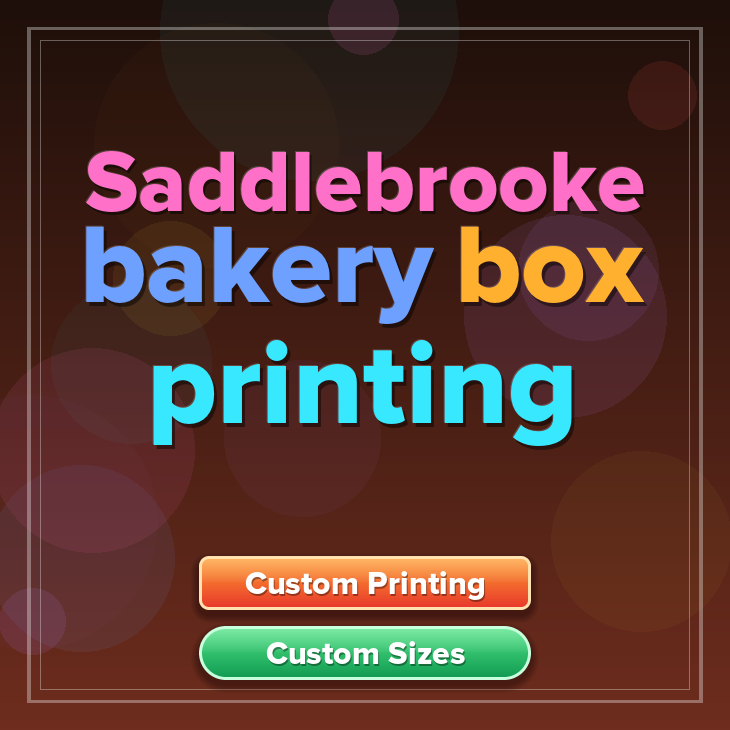 Saddlebrooke bakery box printing
