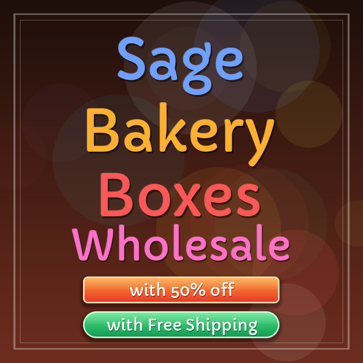 Sage bakery boxes