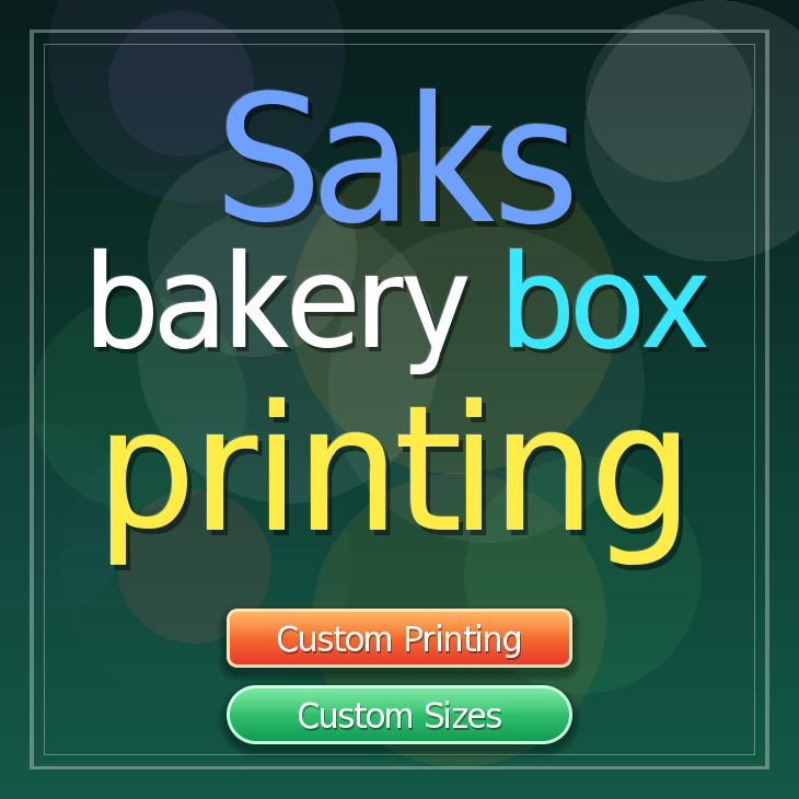 Saks bakery box printing