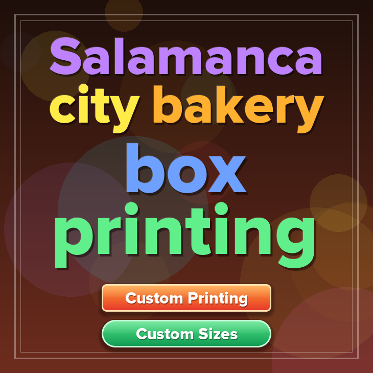Salamanca City bakery box printing