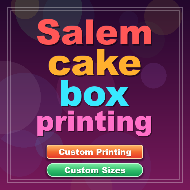 Salem cake box printing