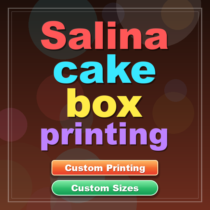 Salina cake box printing