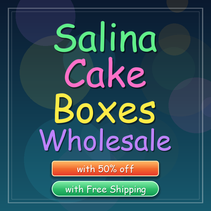 Salina cake boxes