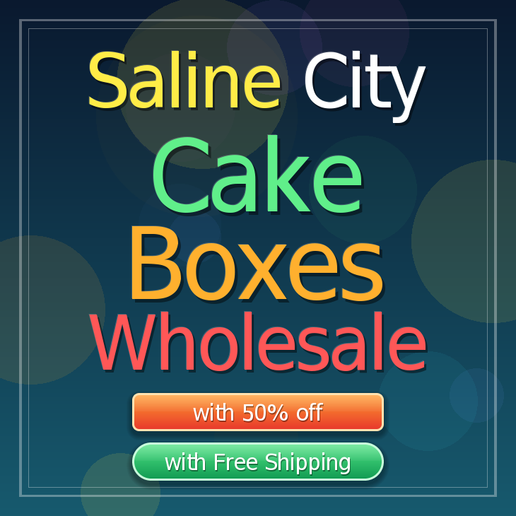 Saline city cake boxes