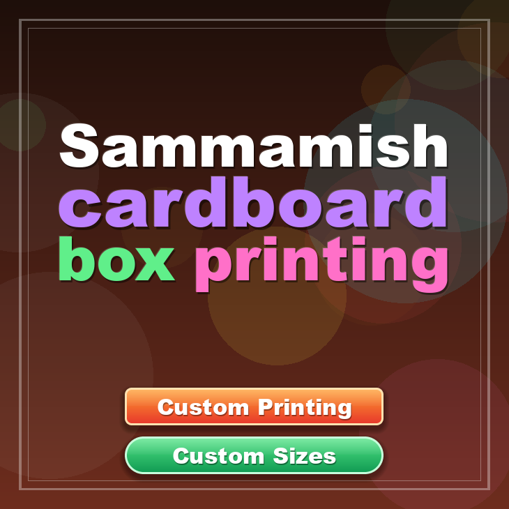 Sammamish cardboard box printing