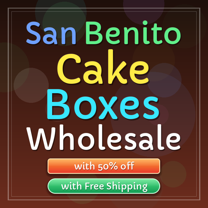 San Benito cake boxes
