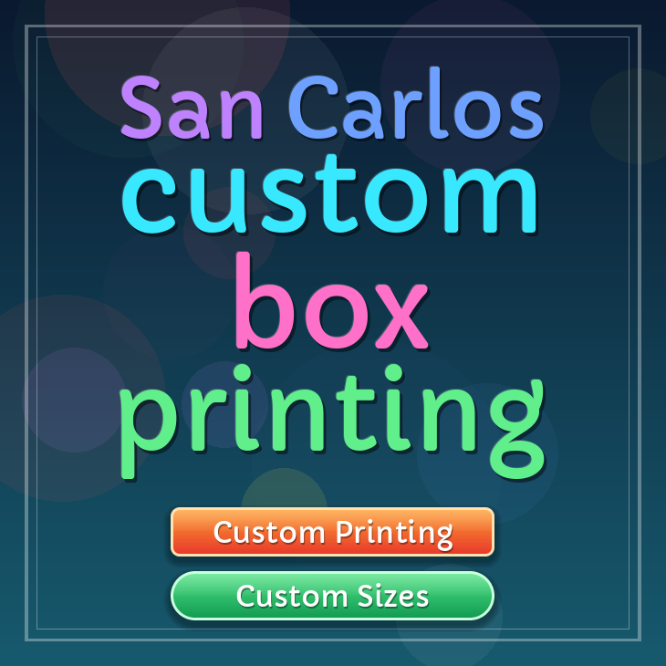 San Carlos custom box printing