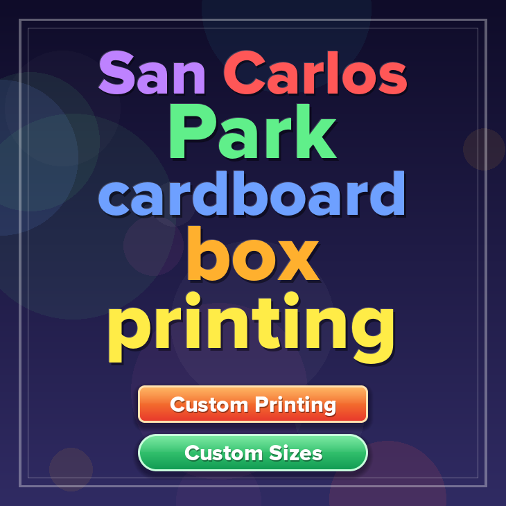 San Carlos Park cardboard box printing