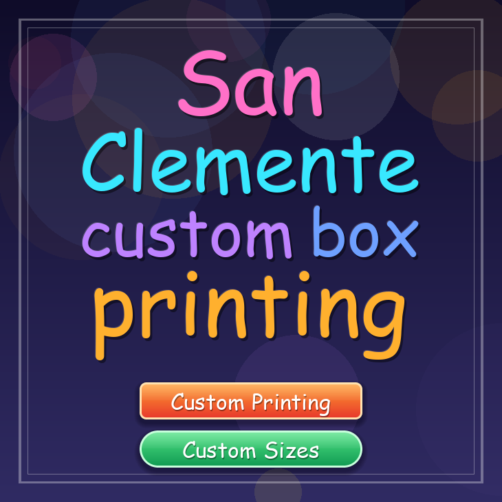 San Clemente custom box printing