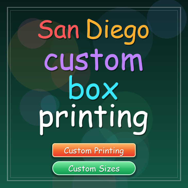 San Diego custom box printing
