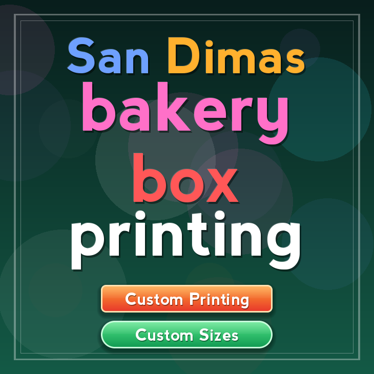 San Dimas bakery box printing