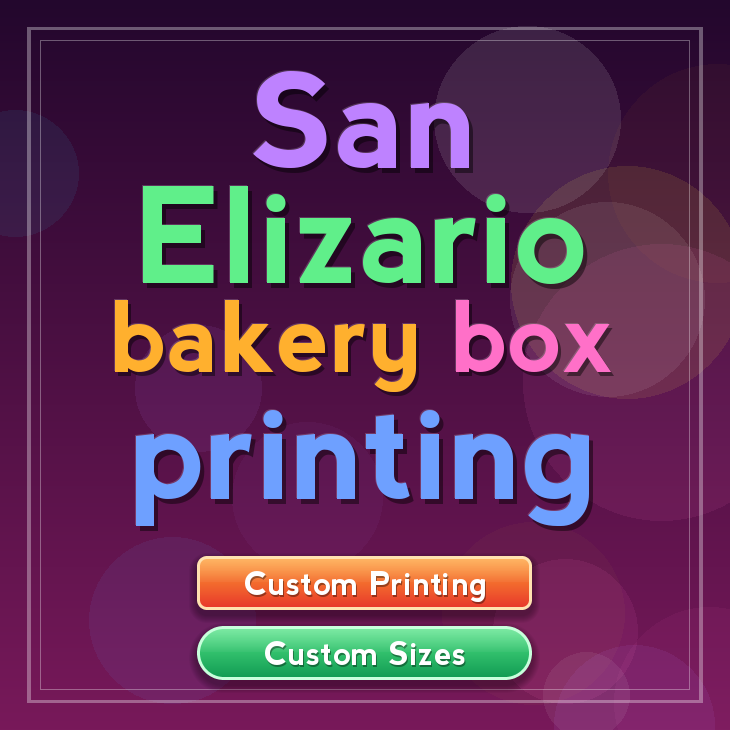 San Elizario bakery box printing