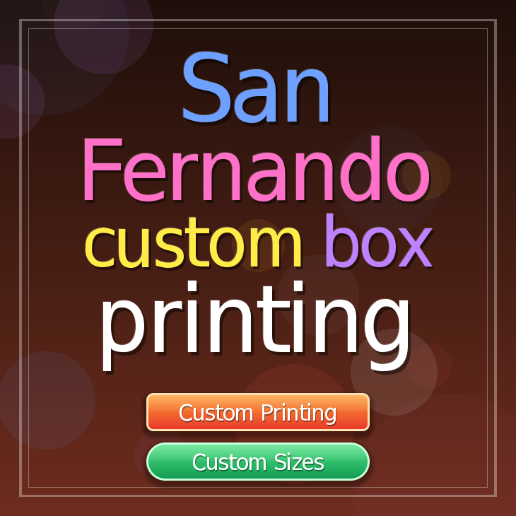 San Fernando custom box printing