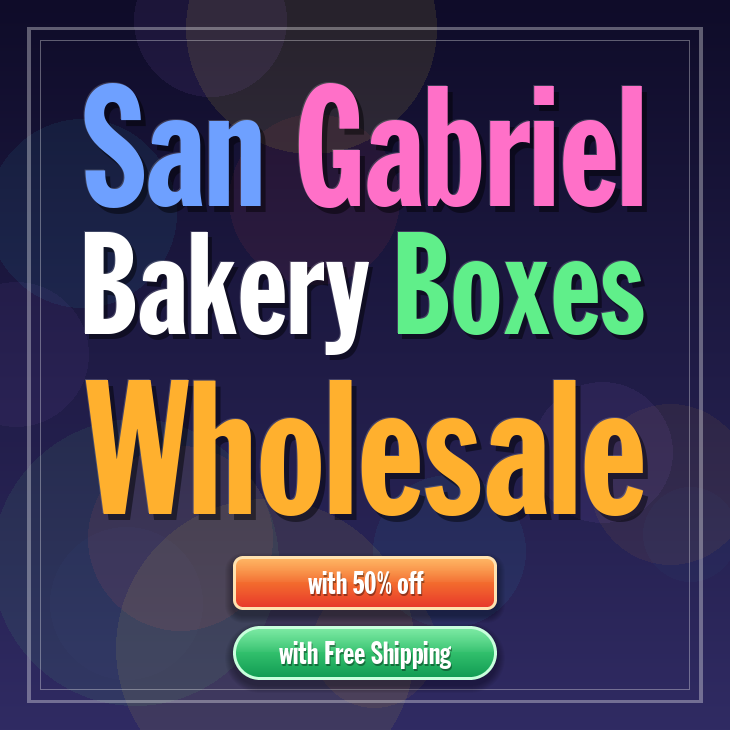 San Gabriel bakery boxes