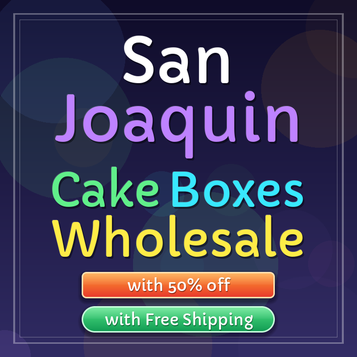 San Joaquin cake boxes
