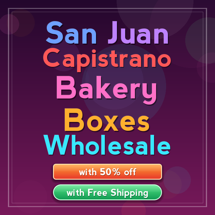 San Juan Capistrano bakery boxes