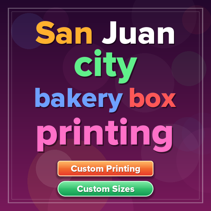 San Juan City bakery box printing
