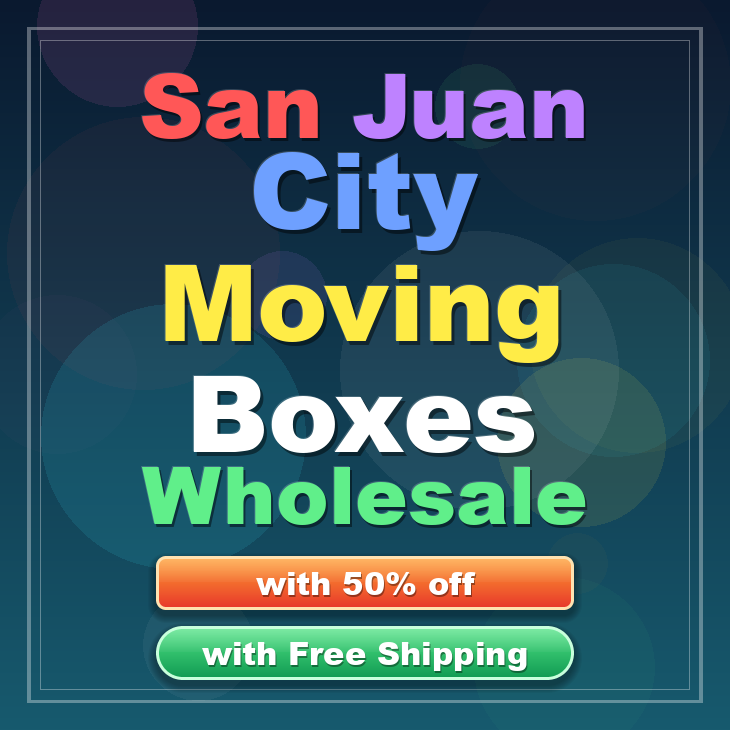San Juan City moving boxes