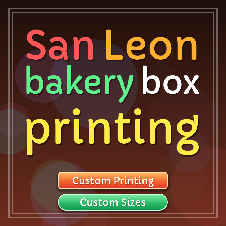 San Leon bakery box printing