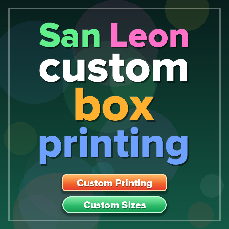 San Leon custom box printing