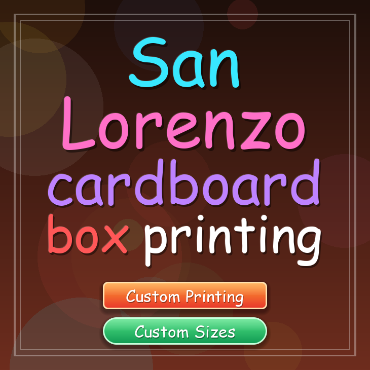 San Lorenzo cardboard box printing