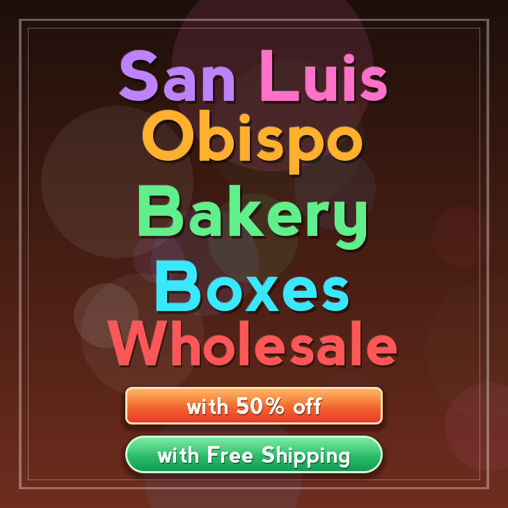 San Luis Obispo bakery boxes