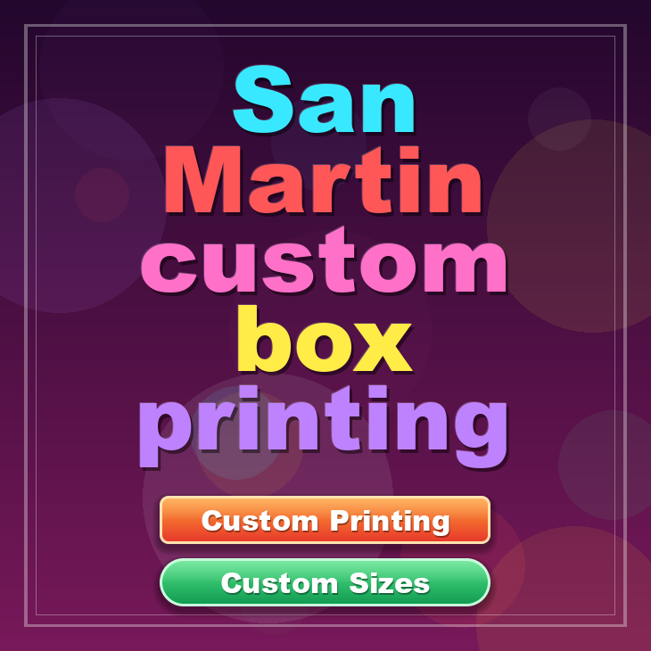 San Martin custom box printing