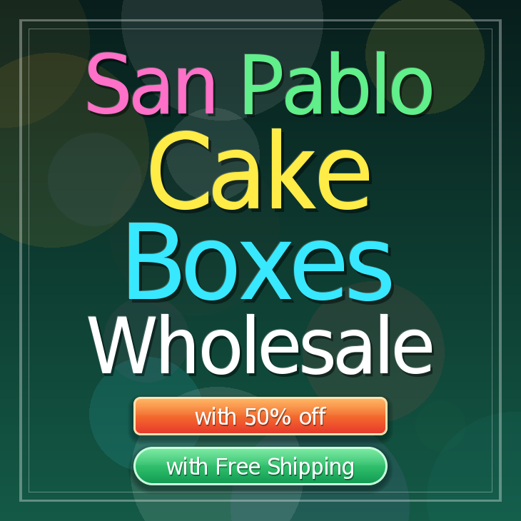 San Pablo cake boxes