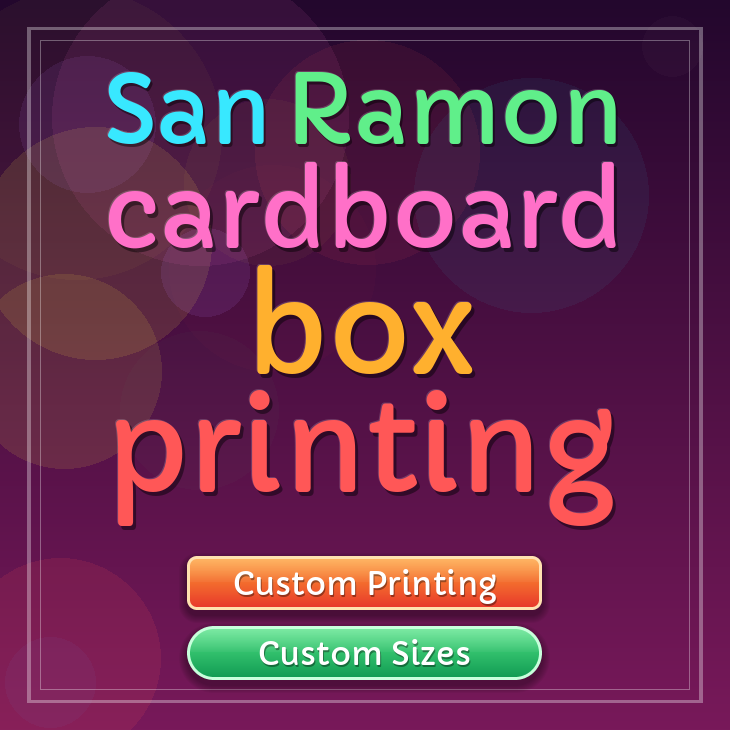 San Ramon cardboard box printing