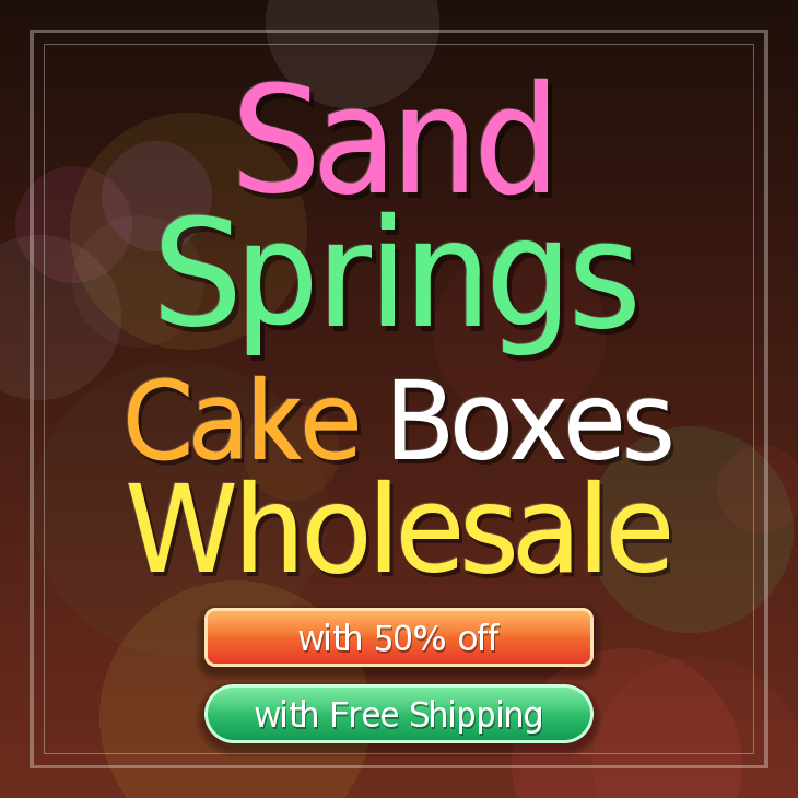 Sand Springs cake boxes