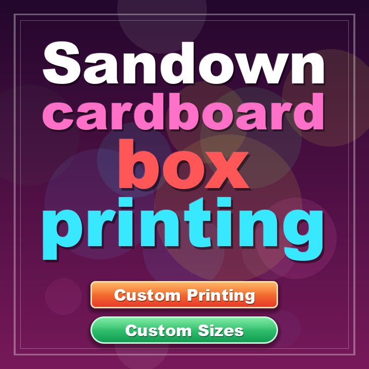 Sandown cardboard box printing