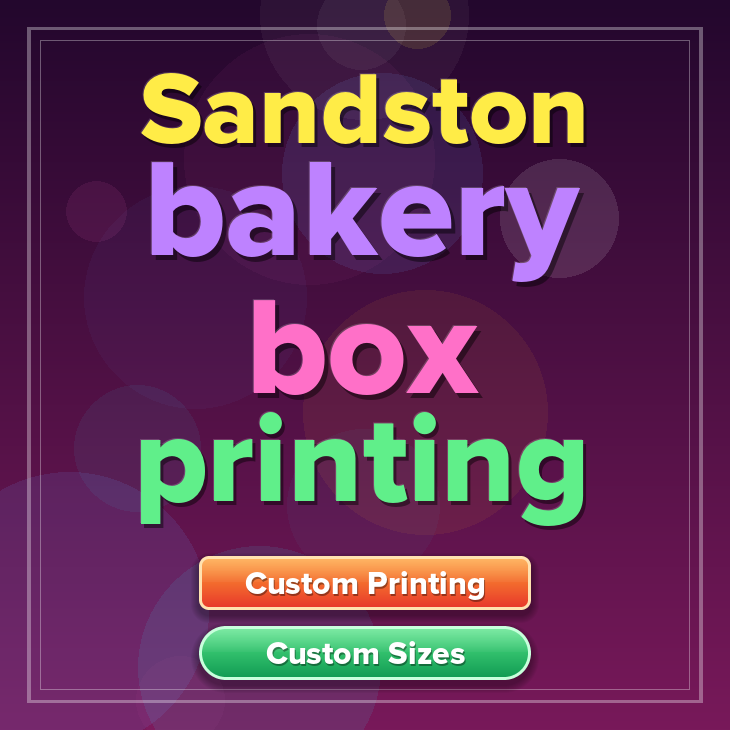 Sandston bakery box printing