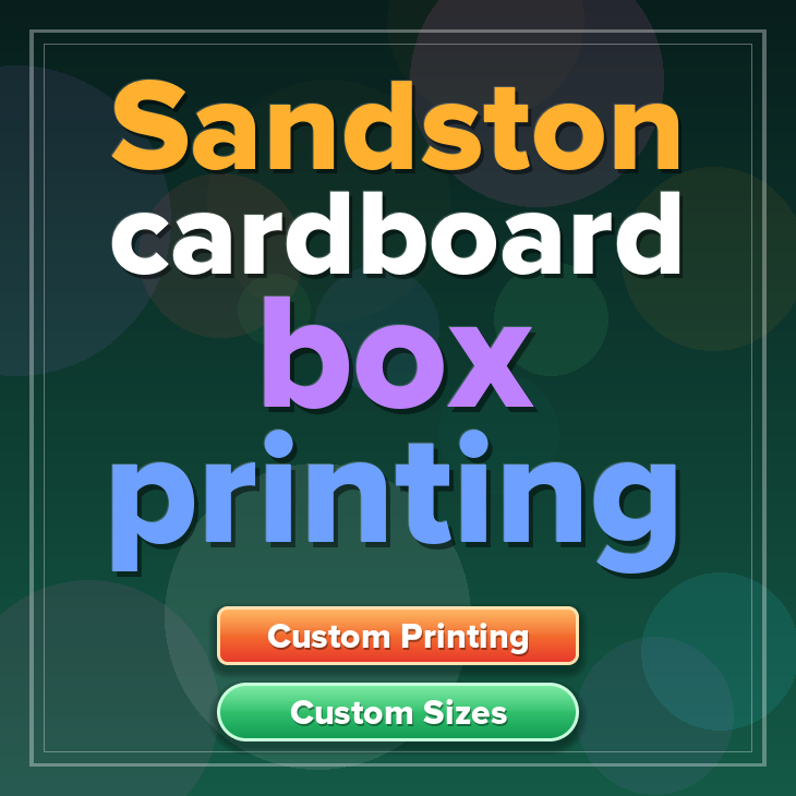 Sandston cardboard box printing