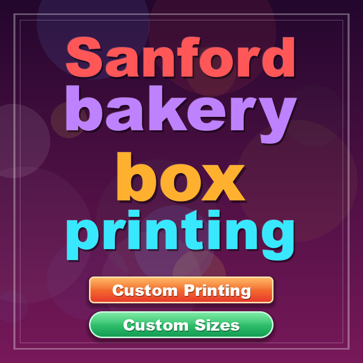 Sanford bakery box printing