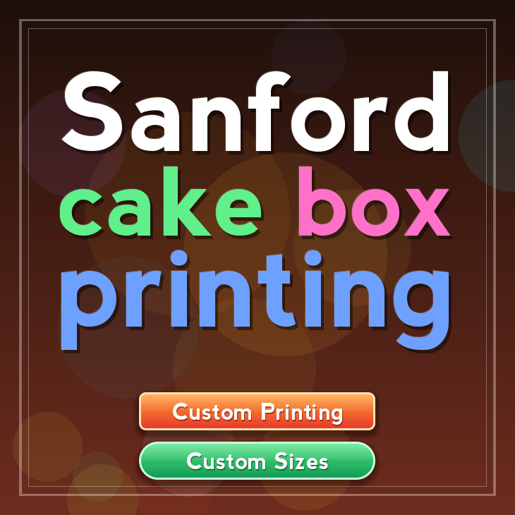 Sanford cake box printing