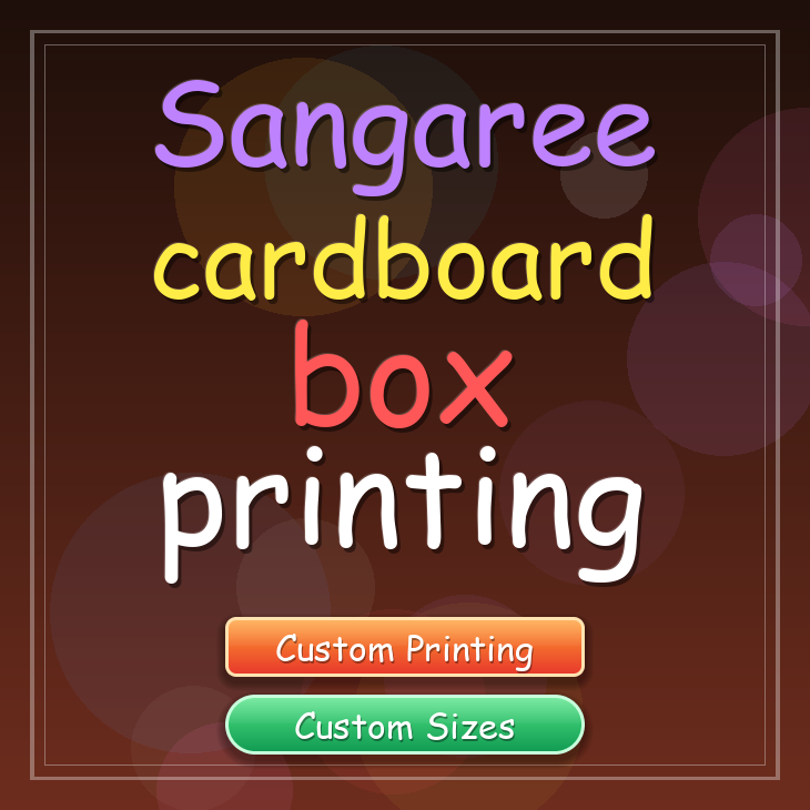 Sangaree cardboard box printing