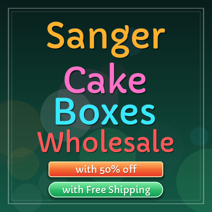 Sanger cake boxes